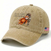 Punch Mokey Washed Cotton Baseball Cap Some Of Us Need a Little Extra Love