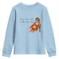 Punch Mokey Youth Sweatshirt Some Of Us Need a Little Extra Love