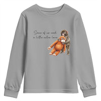 Punch Mokey Youth Sweatshirt Some Of Us Need a Little Extra Love