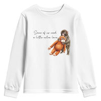 Punch Mokey Youth Sweatshirt Some Of Us Need a Little Extra Love