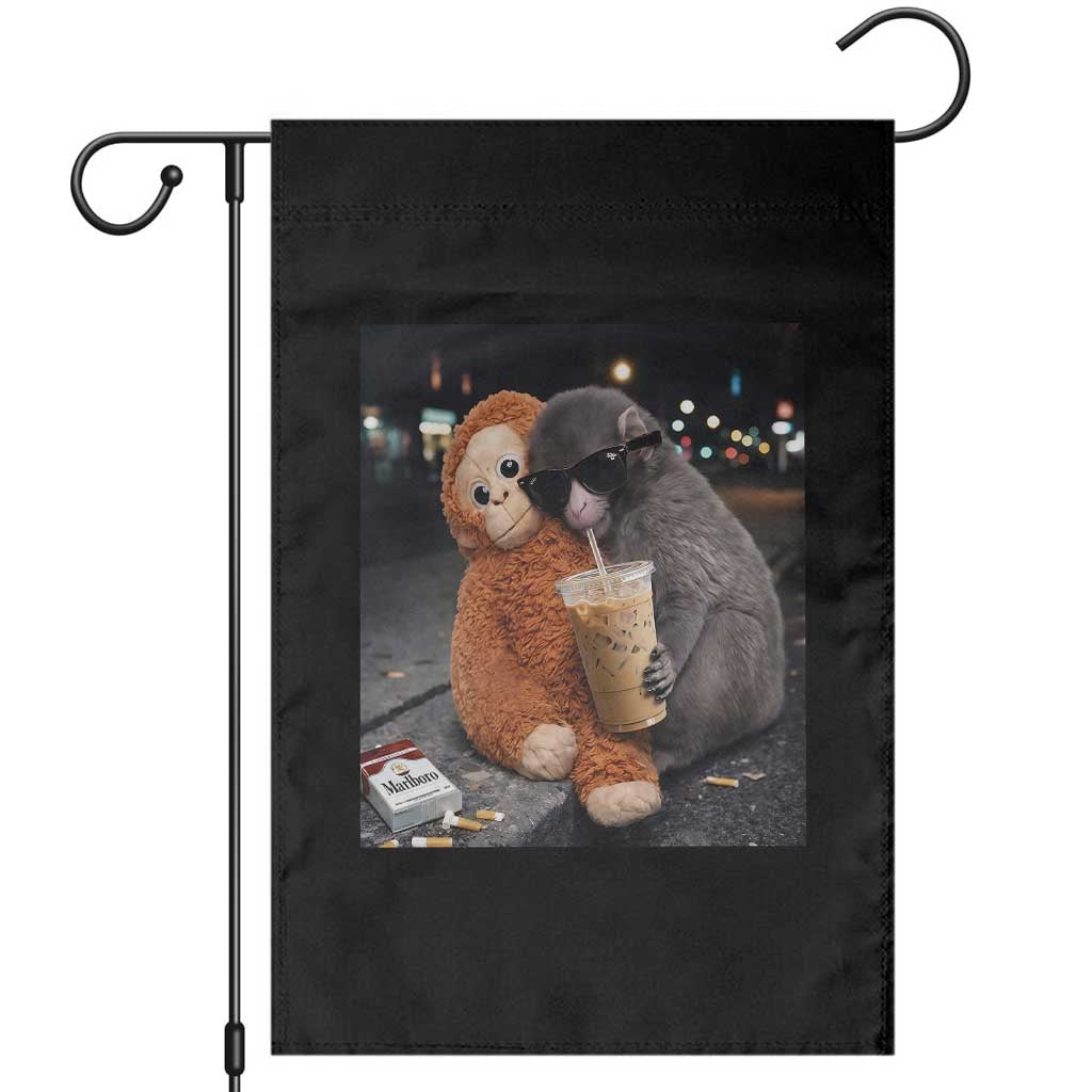 Punch Mokey Garden Flag Funny Drinking Diet Coke Sunglasses Street Meme