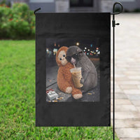 Punch Mokey Garden Flag Funny Drinking Diet Coke Sunglasses Street Meme
