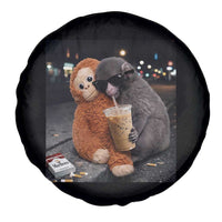Punch Mokey Spare Tire Cover Funny Drinking Diet Coke Sunglasses Street Meme