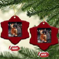 Punch Mokey Ceramic Ornament Funny Drinking Diet Coke Sunglasses Street Meme