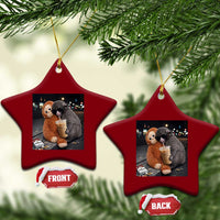 Punch Mokey Ceramic Ornament Funny Drinking Diet Coke Sunglasses Street Meme