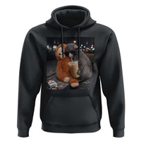 Punch Mokey Hoodie Funny Drinking Diet Coke Sunglasses Street Meme
