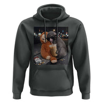 Punch Mokey Hoodie Funny Drinking Diet Coke Sunglasses Street Meme