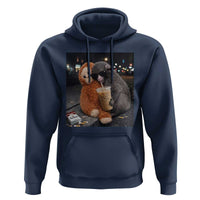 Punch Mokey Hoodie Funny Drinking Diet Coke Sunglasses Street Meme