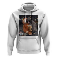 Punch Mokey Hoodie Funny Drinking Diet Coke Sunglasses Street Meme