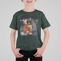 Punch Mokey T Shirt For Kid Funny Drinking Diet Coke Sunglasses Street Meme