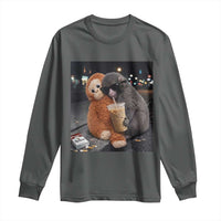 Punch Mokey Long Sleeve Shirt Funny Drinking Diet Coke Sunglasses Street Meme