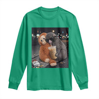 Punch Mokey Long Sleeve Shirt Funny Drinking Diet Coke Sunglasses Street Meme