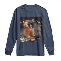 Punch Mokey Long Sleeve Shirt Funny Drinking Diet Coke Sunglasses Street Meme