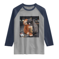 Punch Mokey Raglan Shirt Funny Drinking Diet Coke Sunglasses Street Meme