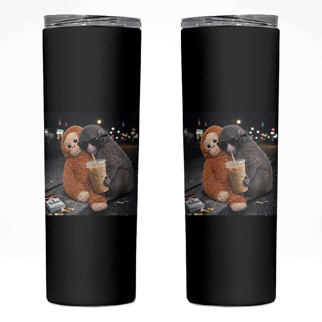 Punch Mokey Skinny Tumbler Funny Drinking Diet Coke Sunglasses Street Meme