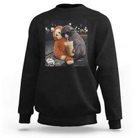 Punch Mokey Sweatshirt Funny Drinking Diet Coke Sunglasses Street Meme
