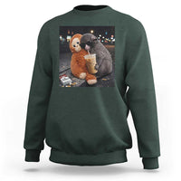 Punch Mokey Sweatshirt Funny Drinking Diet Coke Sunglasses Street Meme