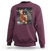 Punch Mokey Sweatshirt Funny Drinking Diet Coke Sunglasses Street Meme