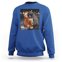 Punch Mokey Sweatshirt Funny Drinking Diet Coke Sunglasses Street Meme