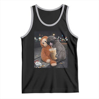 Punch Mokey Meme Tank Top Funny Drinking Iced Coffee Sunglasses Street TS14
