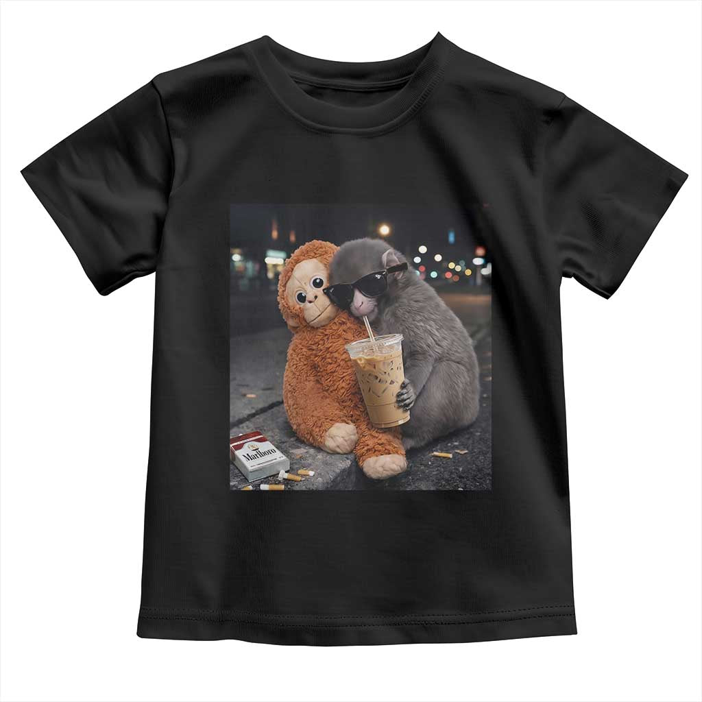 Punch Mokey Toddler T Shirt Funny Drinking Diet Coke Sunglasses Street Meme