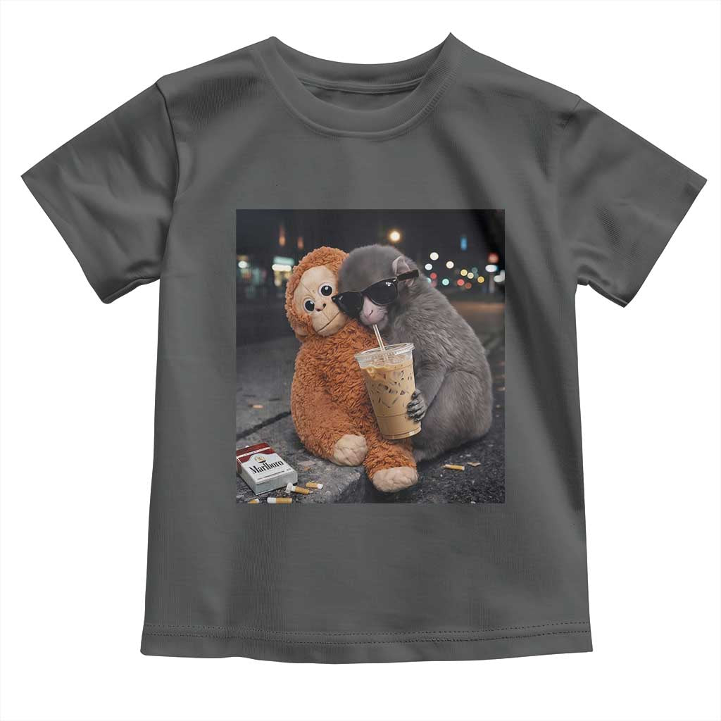 Punch Mokey Toddler T Shirt Funny Drinking Diet Coke Sunglasses Street Meme