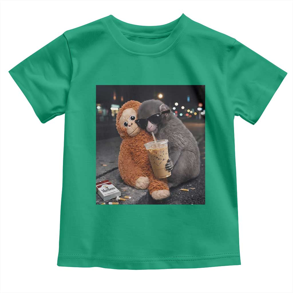 Punch Mokey Toddler T Shirt Funny Drinking Diet Coke Sunglasses Street Meme