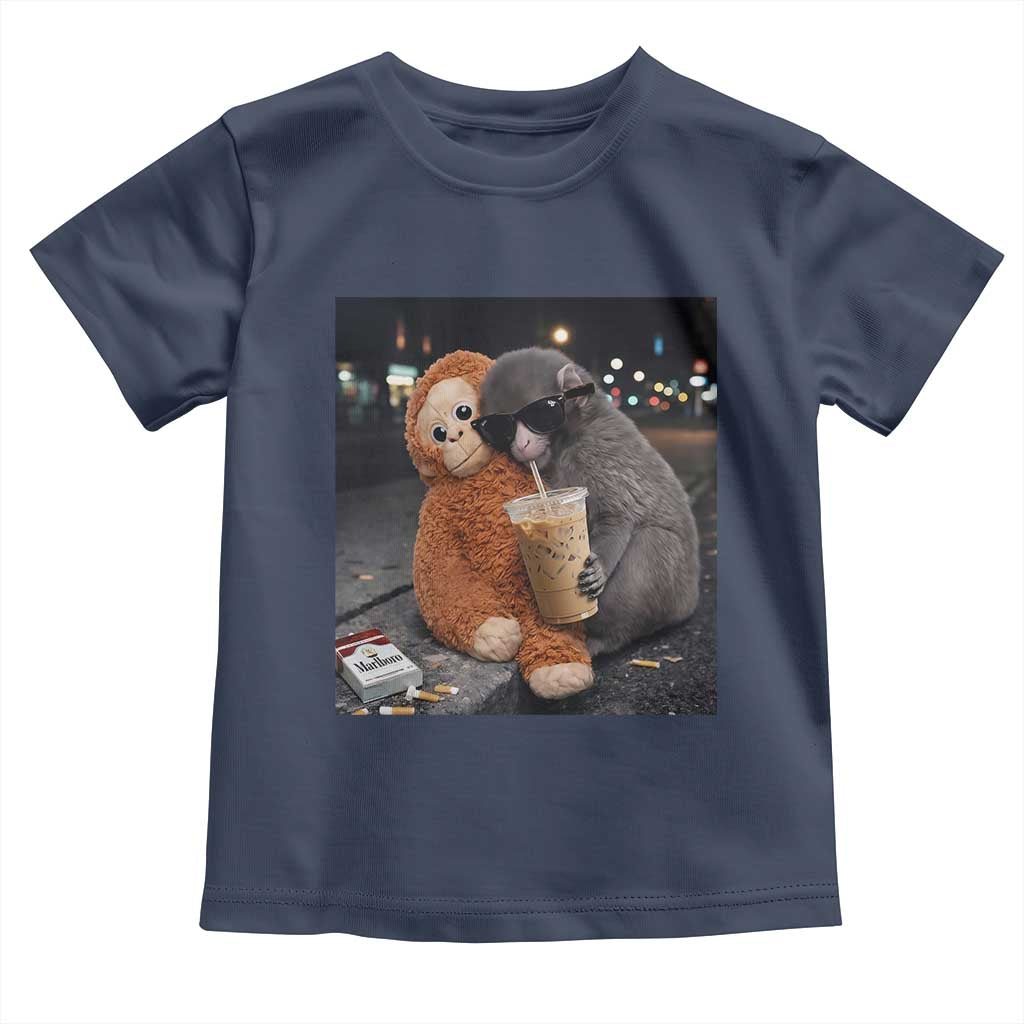 Punch Mokey Toddler T Shirt Funny Drinking Diet Coke Sunglasses Street Meme