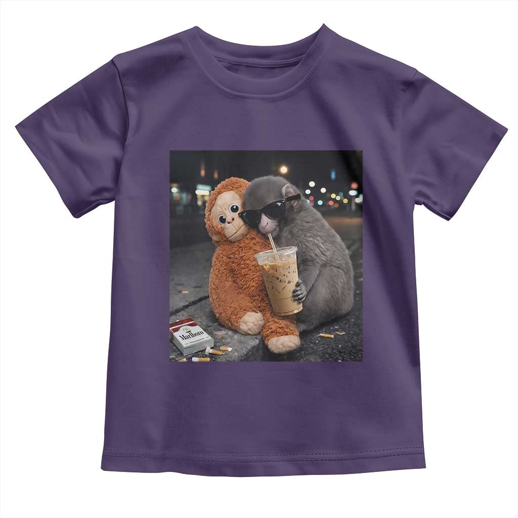 Punch Mokey Toddler T Shirt Funny Drinking Diet Coke Sunglasses Street Meme