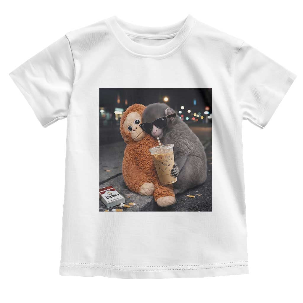 Punch Mokey Toddler T Shirt Funny Drinking Diet Coke Sunglasses Street Meme