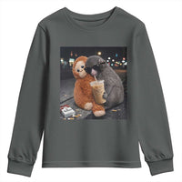 Punch Mokey Youth Sweatshirt Funny Drinking Diet Coke Sunglasses Street Meme