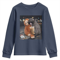Punch Mokey Youth Sweatshirt Funny Drinking Diet Coke Sunglasses Street Meme