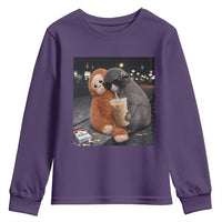 Punch Mokey Youth Sweatshirt Funny Drinking Diet Coke Sunglasses Street Meme