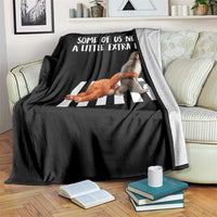 Punch Mokey Meme Throw Blanket Some Of Us Need a Little Extra Love
