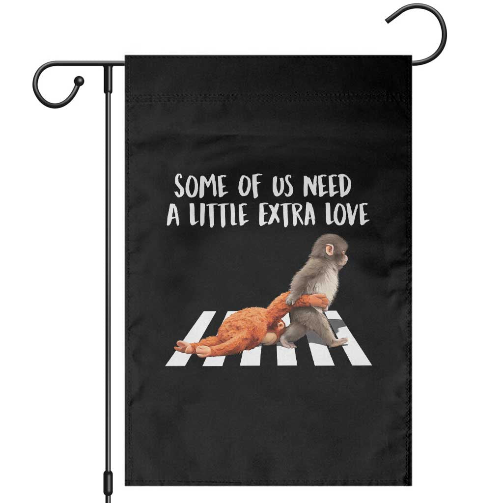 Punch Mokey Meme Garden Flag Some Of Us Need a Little Extra Love