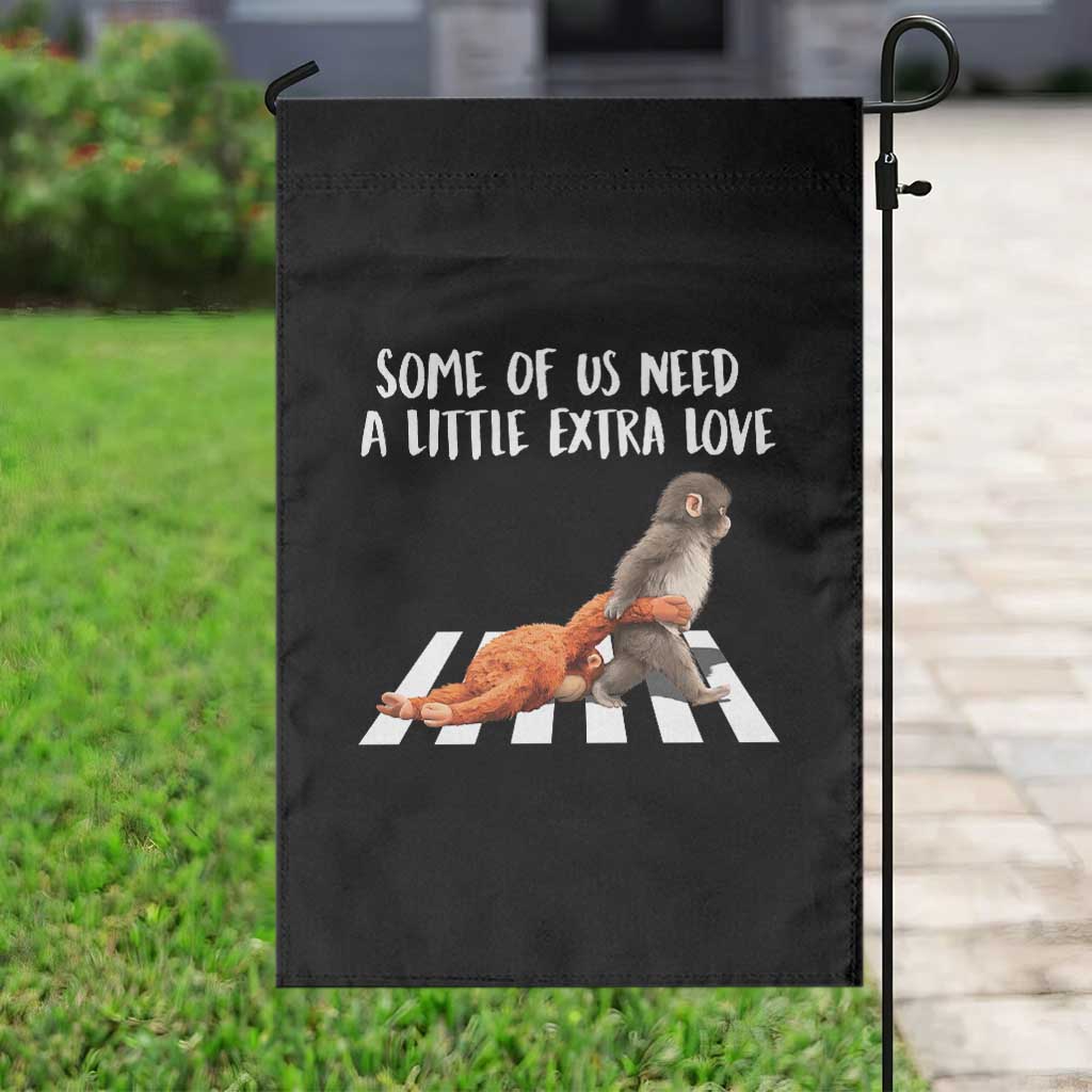 Punch Mokey Meme Garden Flag Some Of Us Need a Little Extra Love
