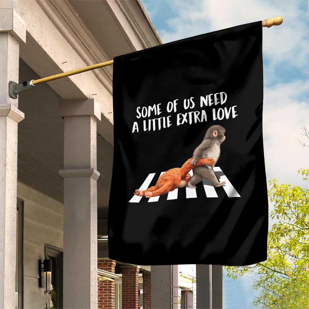 Punch Mokey Meme Garden Flag Some Of Us Need a Little Extra Love