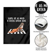 Punch Mokey Meme Garden Flag Some Of Us Need a Little Extra Love