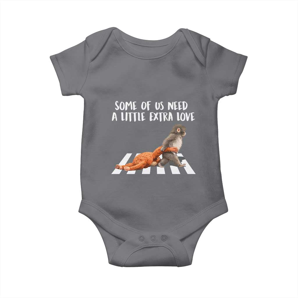 Punch Mokey Meme Baby Onesie Some Of Us Need a Little Extra Love