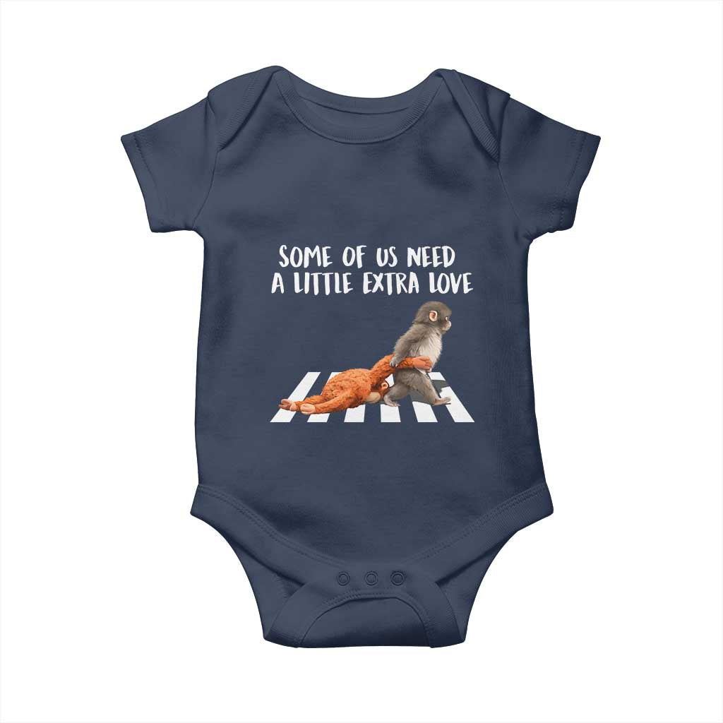 Punch Mokey Meme Baby Onesie Some Of Us Need a Little Extra Love