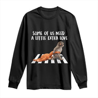 Punch Mokey Meme Long Sleeve Shirt Some Of Us Need a Little Extra Love