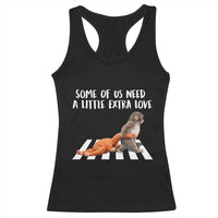 Punch Mokey Meme Racerback Tank Top Some Of Us Need a Little Extra Love