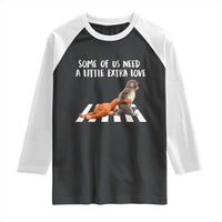 Punch Mokey Meme Raglan Shirt Some Of Us Need a Little Extra Love