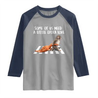Punch Mokey Meme Raglan Shirt Some Of Us Need a Little Extra Love