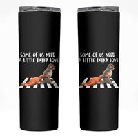 Punch Mokey Meme Skinny Tumbler Some Of Us Need a Little Extra Love