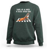 Punch Mokey Meme Sweatshirt Some Of Us Need a Little Extra Love