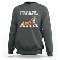 Punch Mokey Meme Sweatshirt Some Of Us Need a Little Extra Love