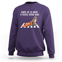Punch Mokey Meme Sweatshirt Some Of Us Need a Little Extra Love