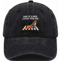 Punch Mokey Meme Washed Cotton Baseball Cap Some Of Us Need a Little Extra Love
