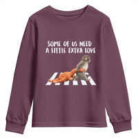 Punch Mokey Meme Youth Sweatshirt Some Of Us Need a Little Extra Love